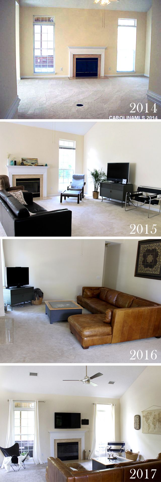 Modern Living Room Before & After — Tag & Tibby