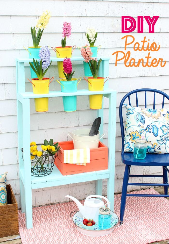 Easy to Build Patio DIY Planter- Outdoor Extravaganza