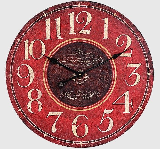 Large Round Wall Clock