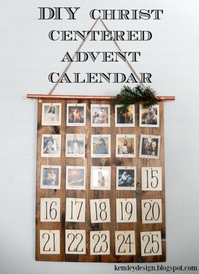 Make your own Christ centered advent calendar with this tutorial....