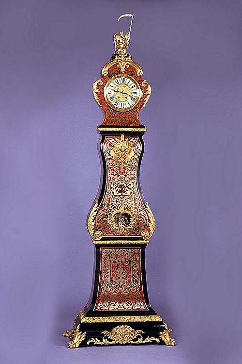 - A Fine Napoleon III Eight-Day Boulle Marquetry Longcase Clock...
