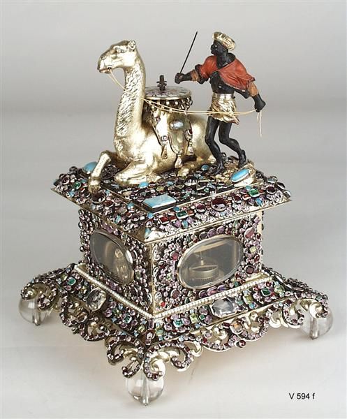 An admirer presented this Automaton Clock, Germany, 1673-1677 Staatliche Kustsam...