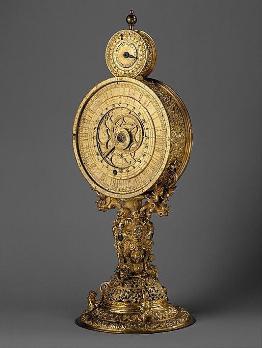 German Mirror Clock Circa 1570...