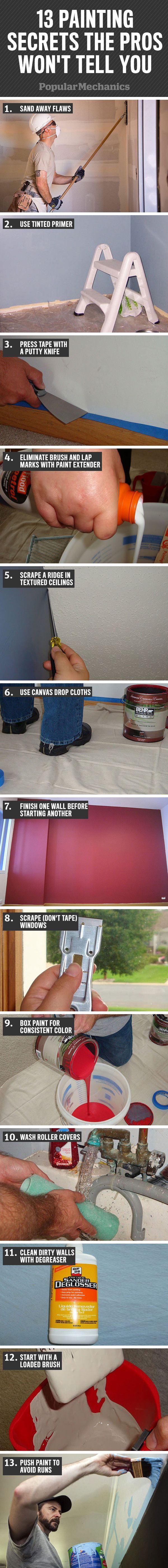 13 Painting Secrets the Pros Won't Tell You