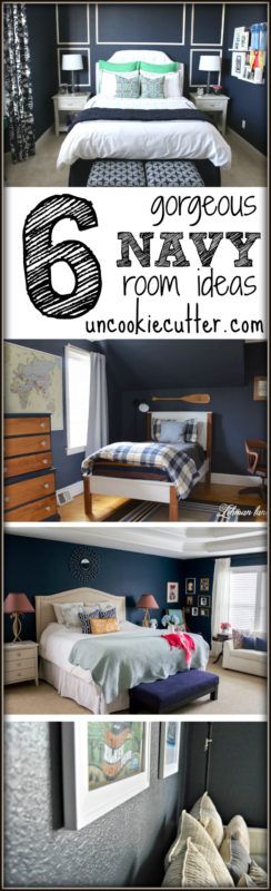 6 Navy Room Ideas - Uncookie Cutter