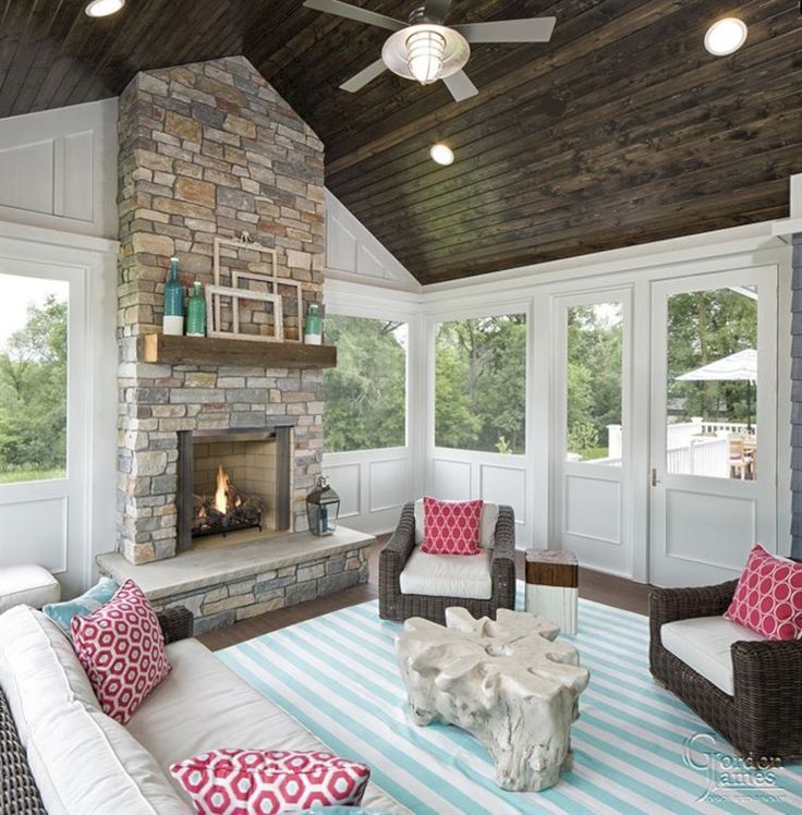Wonderful Screened In Porch And Deck Idea 58...