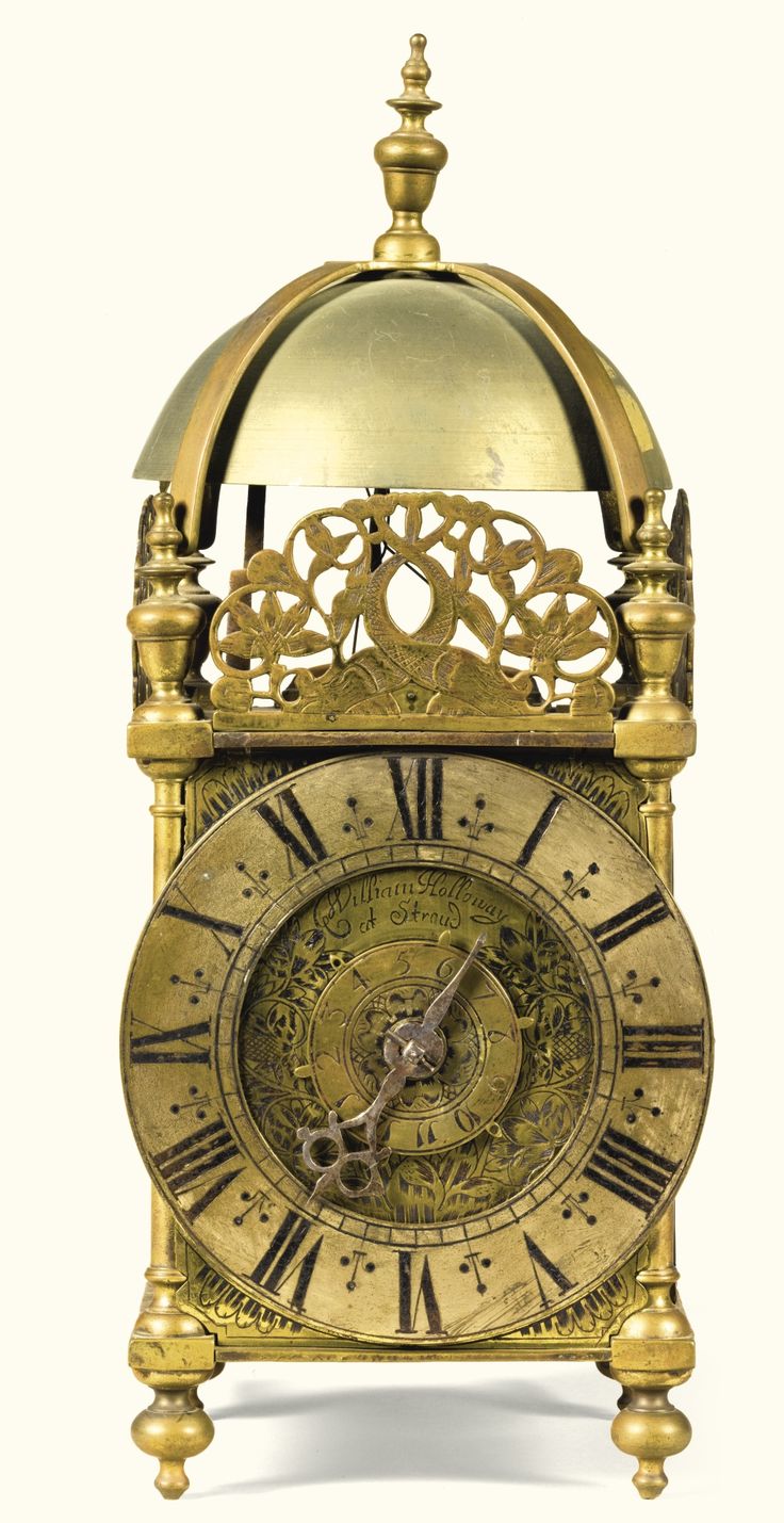 1690 English William & Mary Lantern Clock from the Gustav Leonhardt Collection a...