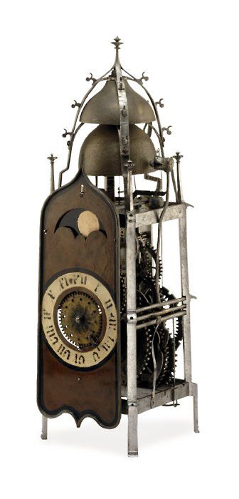 Gothic domestic iron clock mid 16th century