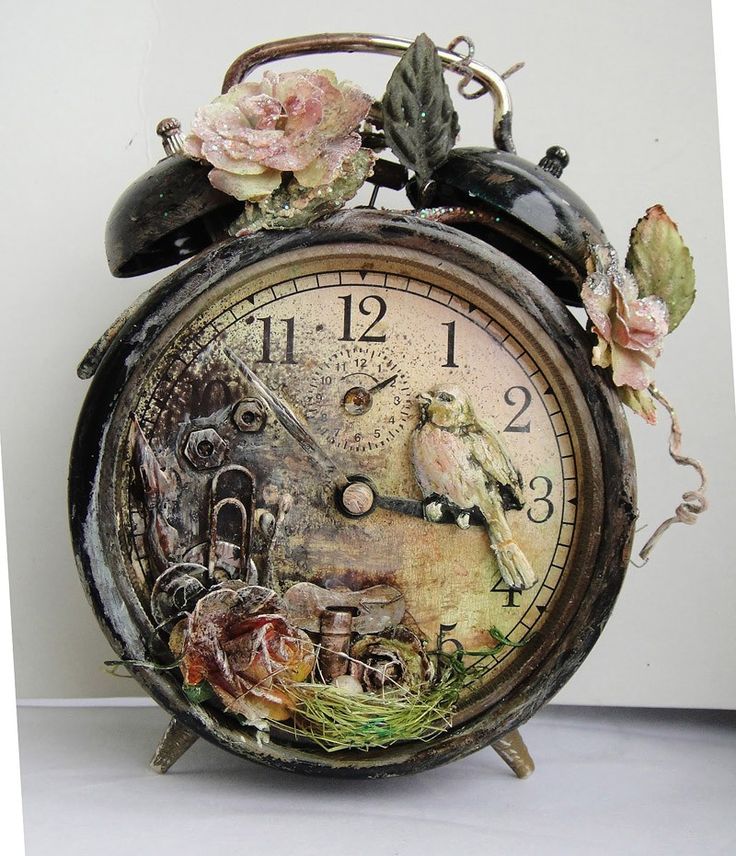 Love old altered clocks