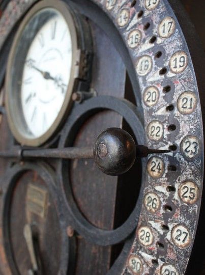 Vintage German Time Clock .:!:.
