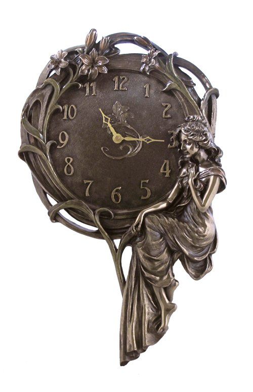 Lily & Lady Clock- Bronze. 8/6, 4pm