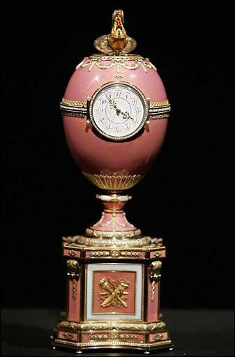 made in 1902 by Peter Carl Faberge for the Rothschild banking family and contain...