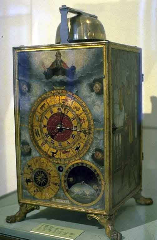 Master of the Donau School | Painted Clock. | 1545 | Austrian