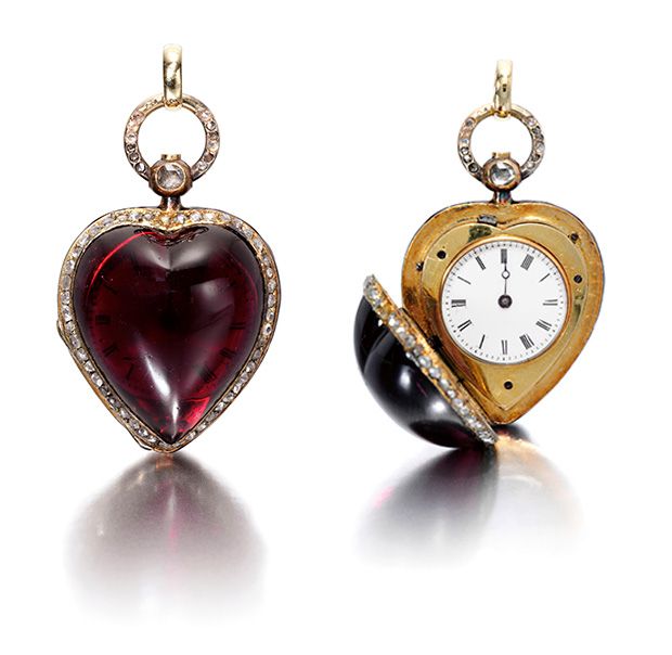 Patek Philippe heart-form watch made in 1864