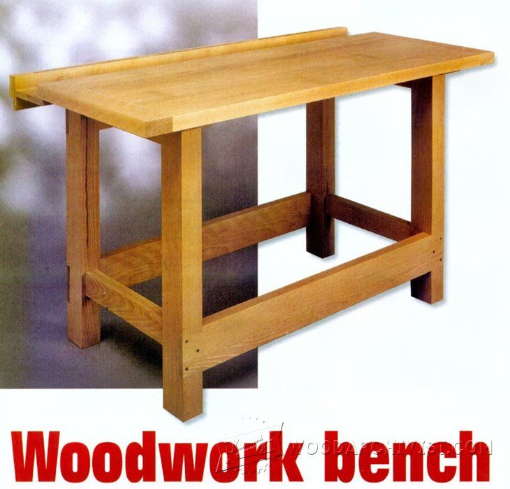 #1171 Woodwork Bench Plans