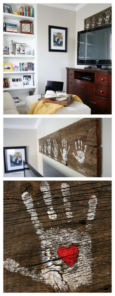 DIY Handprint Wall Sign