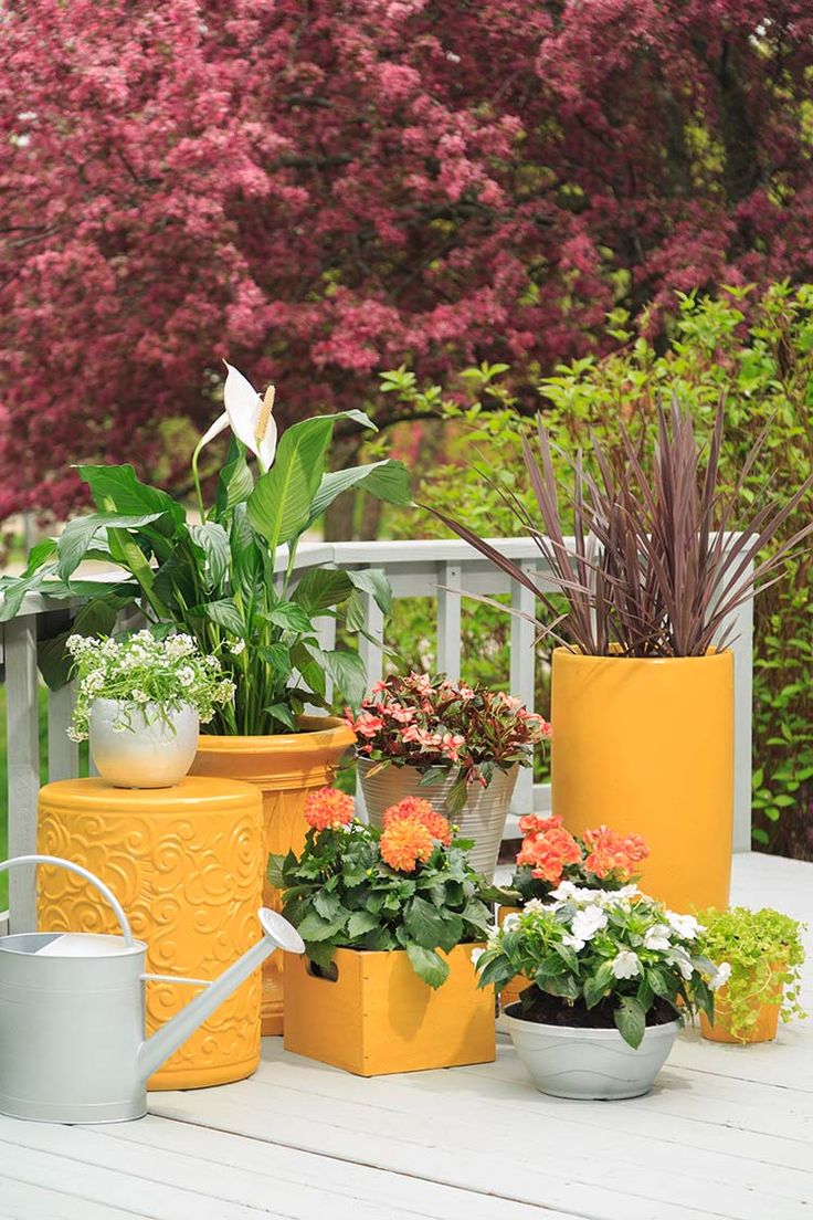 DIY Spray Painted Planters – The Home Depot