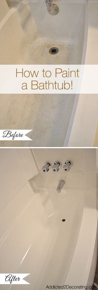 DIY Money Saving Home Repairs • Tutorials, including how to paint a bathtub fr...