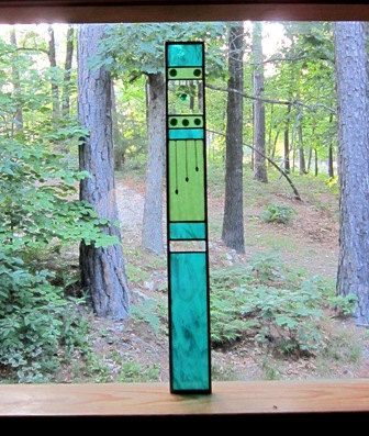 Fabulous Sparkling stained glass panel gift suncatcher home decor stained glass window glass art