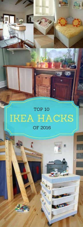 Get inspired! 10 of the best IKEA hacks of 2016 from IKEAhackers.net.