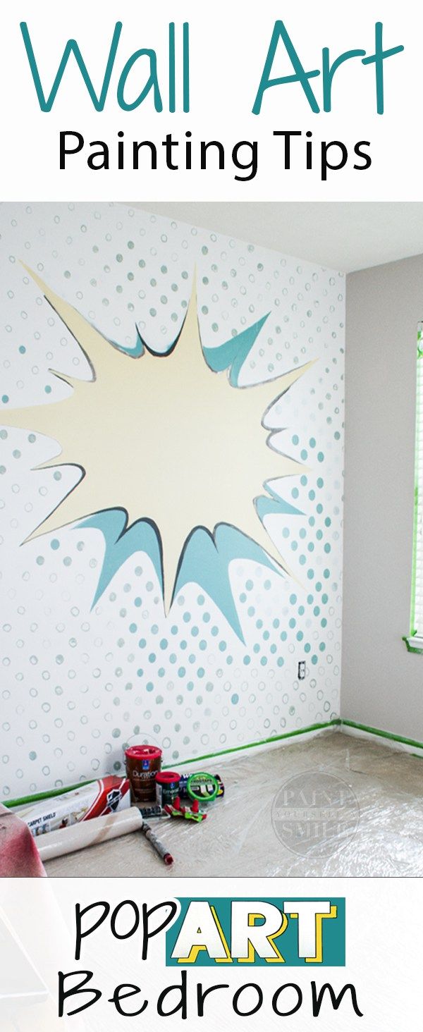 Great tips and tricks to make creating murals and wall art easier!