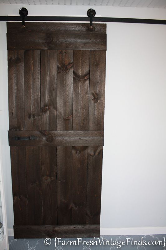 How to Build and Hang a Barn Door for Around $20!