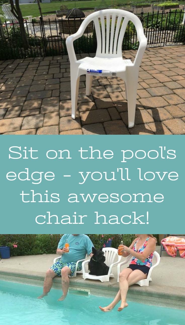 If you've ever sat by the edge of a pool, after awhile your back begins to h...