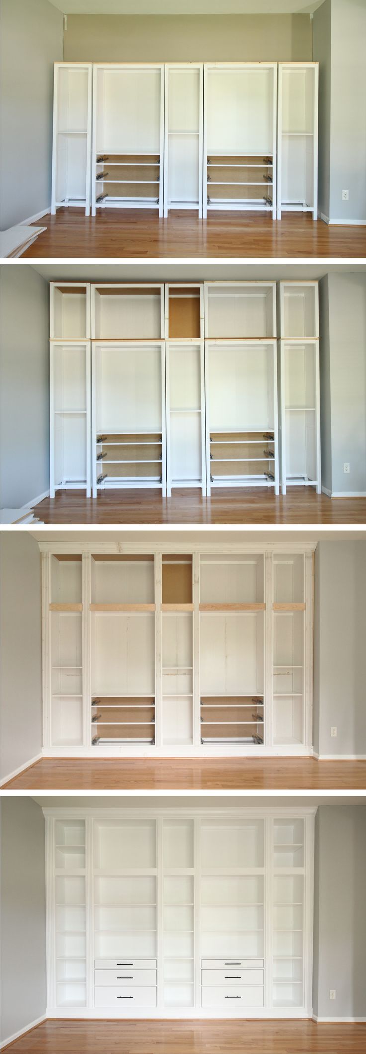IKEA HACK: DIY BUILT-IN BOOKCASE with Hemnes furniture | Studio 36 Interiors