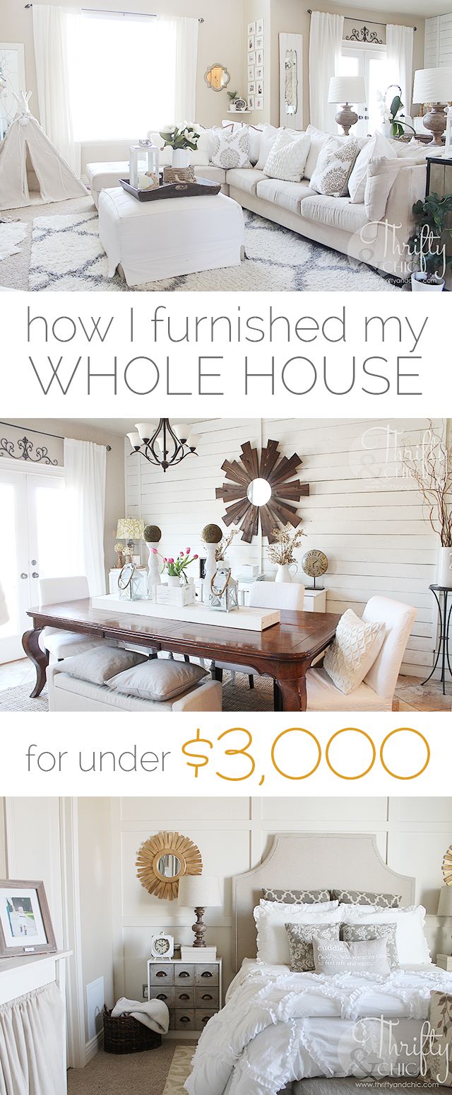 Shopping secrets on how to furnish your house for cheap! How I Furnished My Hous...