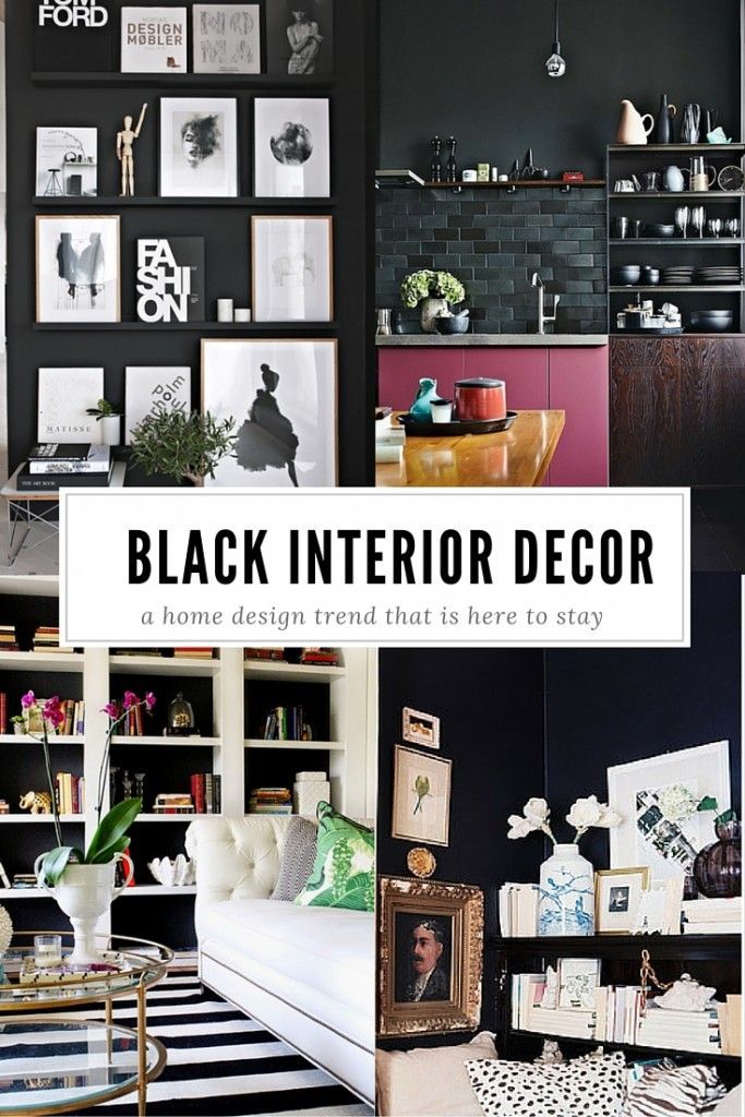 Stunning Black (& Beautiful) Home Decor Ideas