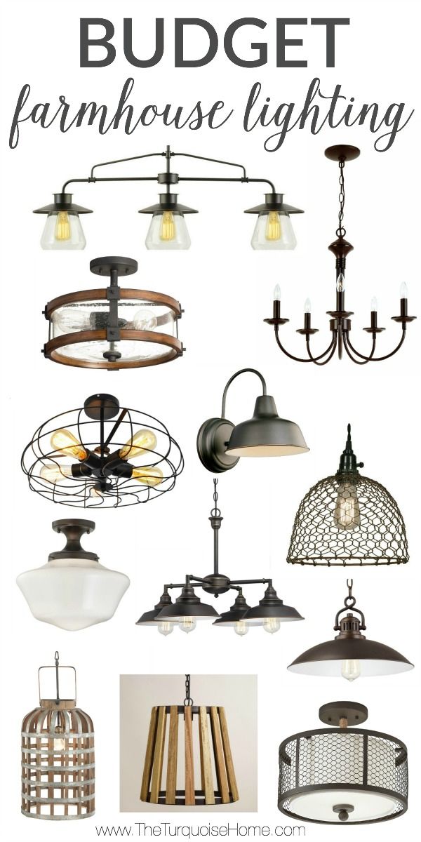 WOW!! These Budget Farmhouse Lighting finds are all under $150!! turquoise home