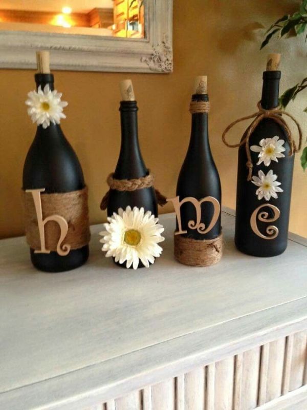 Wine bottle craft by lynn7959...