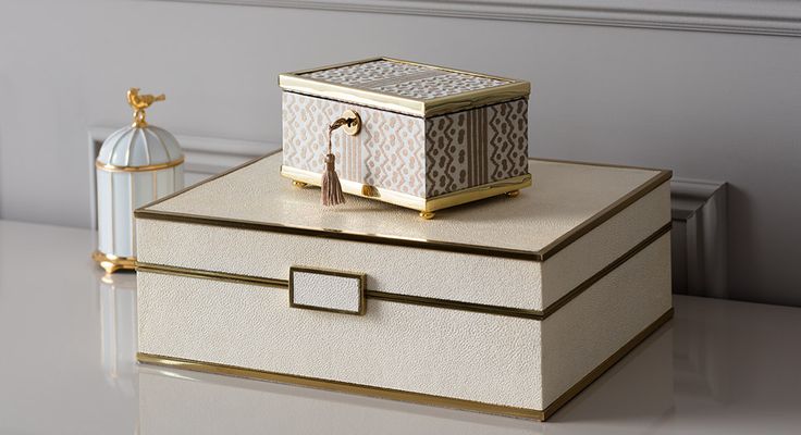 Buy Luxury Decorative Boxes Online at LuxDeco. Linley Jewellery Boxes. iWoodesig...
