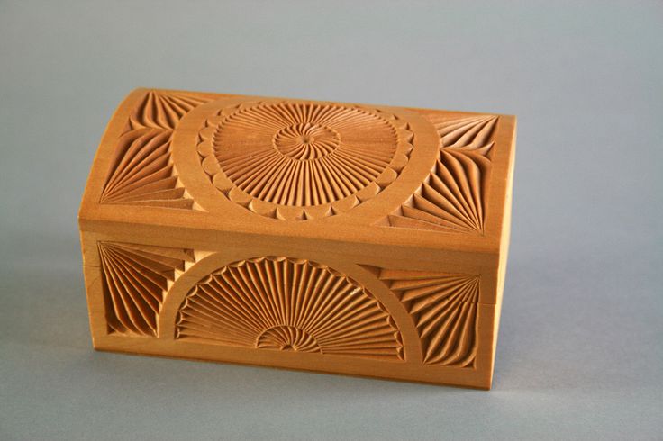 Chip Carved Jewelry Box...