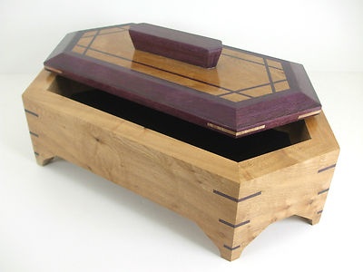 Handcrafted Exotic Wood Jewelry Box