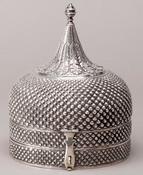 Mughal Court Silver Pandan Box. This and more important Asian art for sale on Cu...