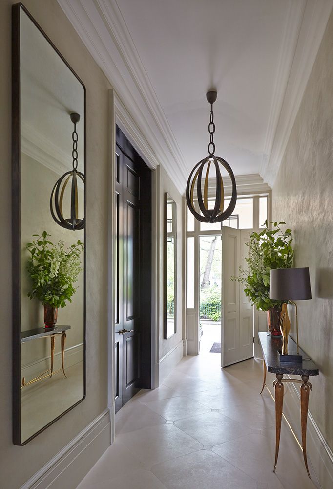 Entrance pendant and mirror