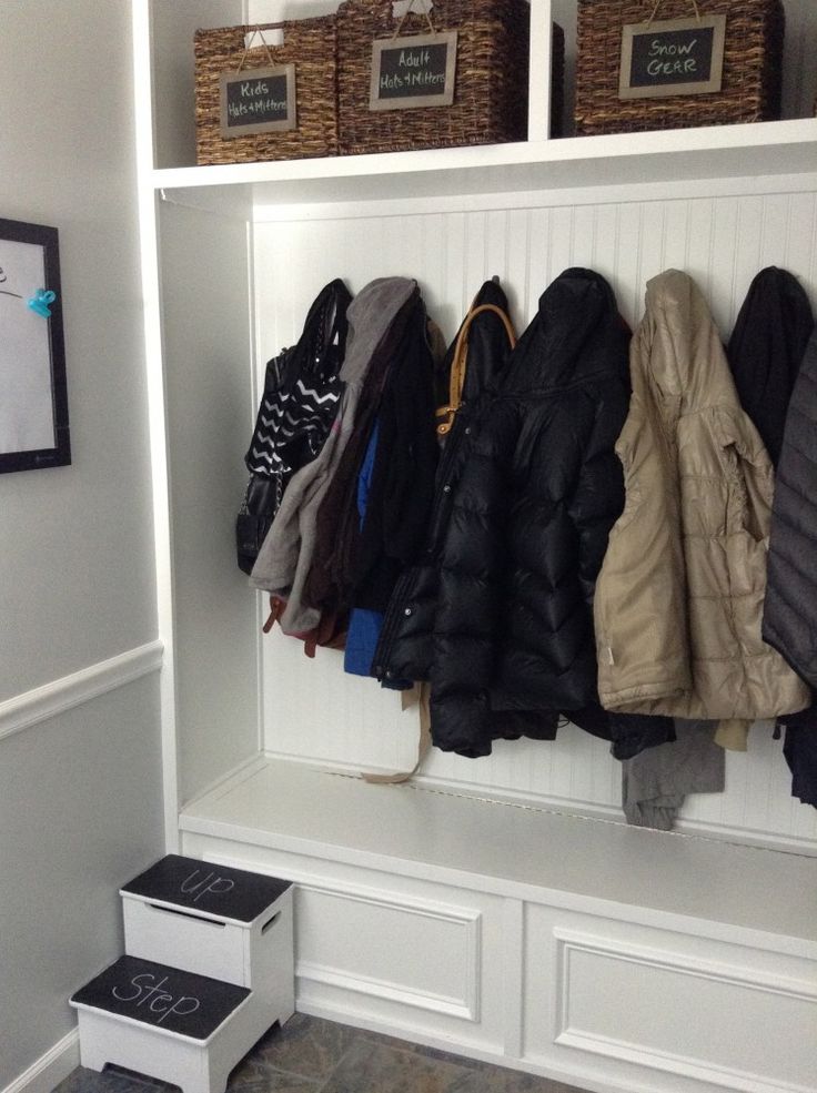 Mudroom built-ins with storage