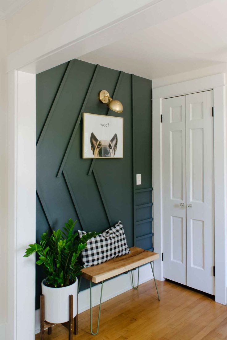 This entryway high/low has been in the making since we revealed our Eclectic Bun...