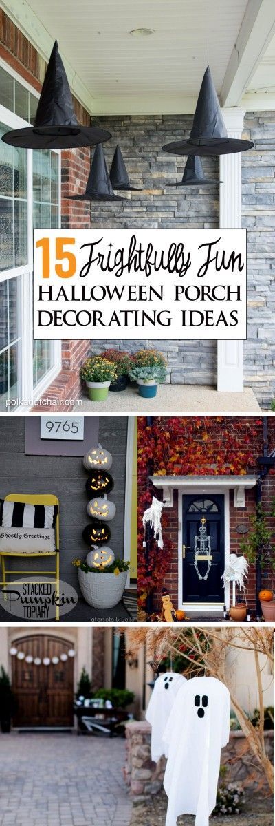 15 Frightfully Cute Ways to Decorate a Porch for Halloween