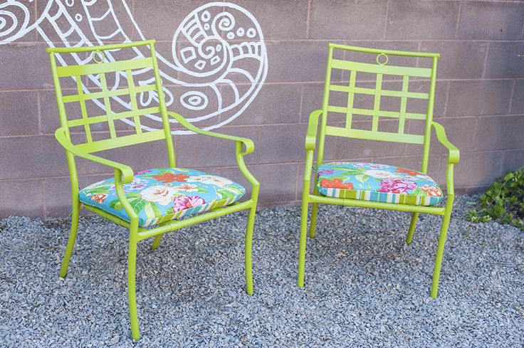 How to paint outdoor chairs with spray paint