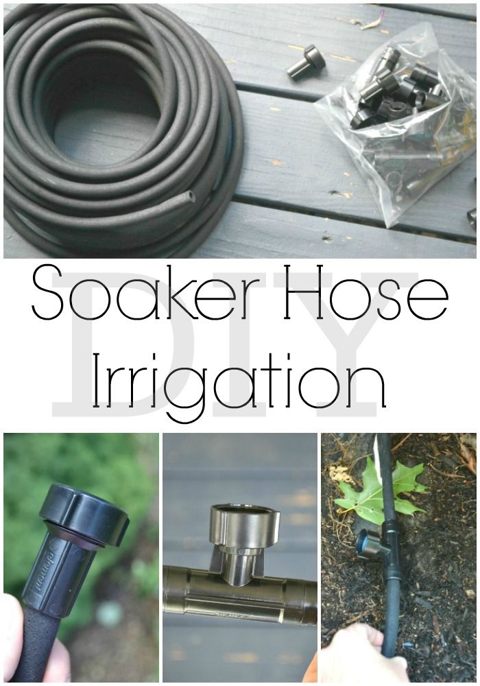 How to use soaker hose irrigation in your garden. | iamahomemaker.com | soaker h...