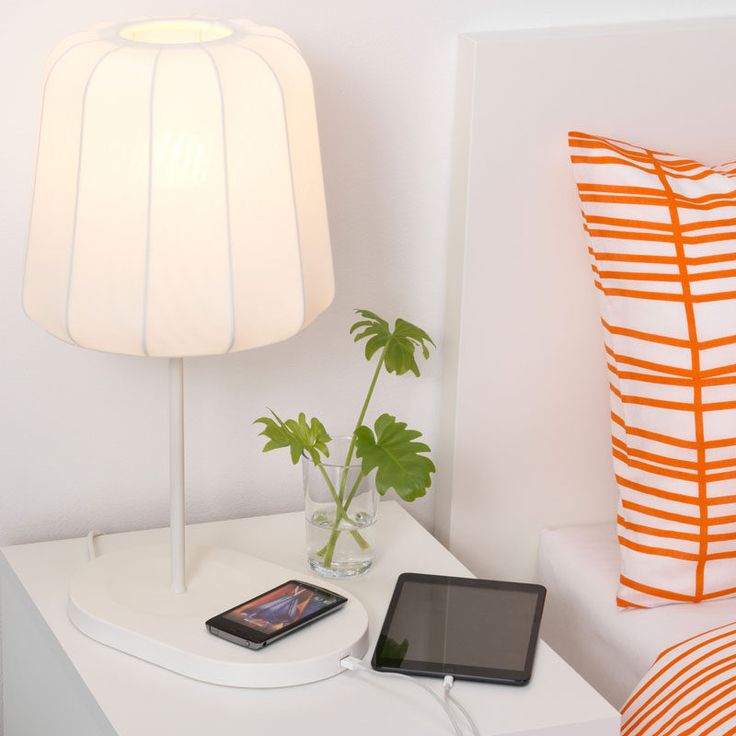 12 Bedside Table Lamps To Dress Up Your Bedroom // VARV table lamp from IKEA.