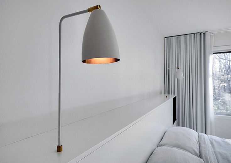 Bedroom Headboard Idea – Integrate Bedside Table Lamps Into Your Headboard