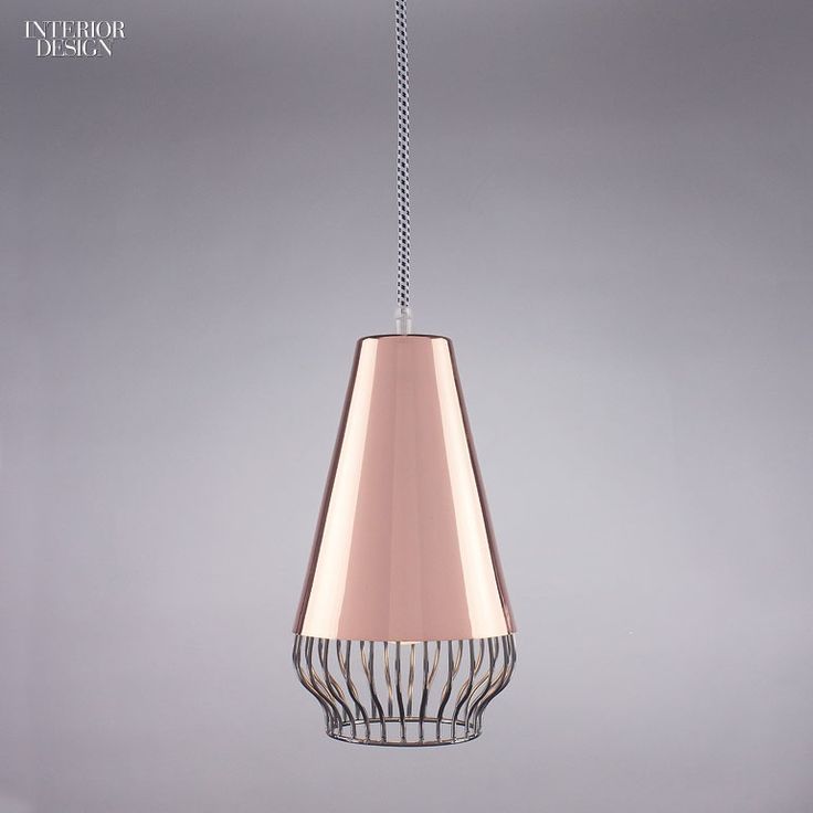 Cone Shade & Bell Cage Combo Pendant Fixture