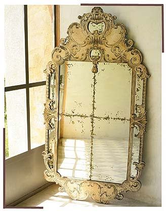 Venetian mirror, beautiful edging patina