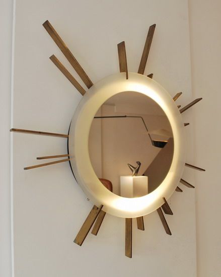 miroir soleil éclairant italien Alexandre Goult
