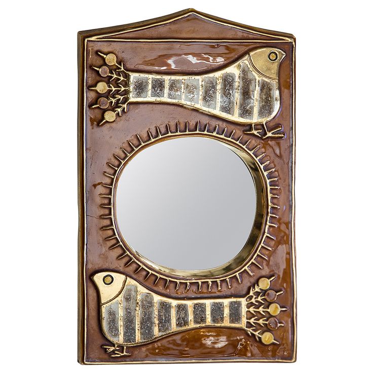 Vallauris 1960s Mirror | See more antique and modern Wall Mirrors at www.1stdibs...