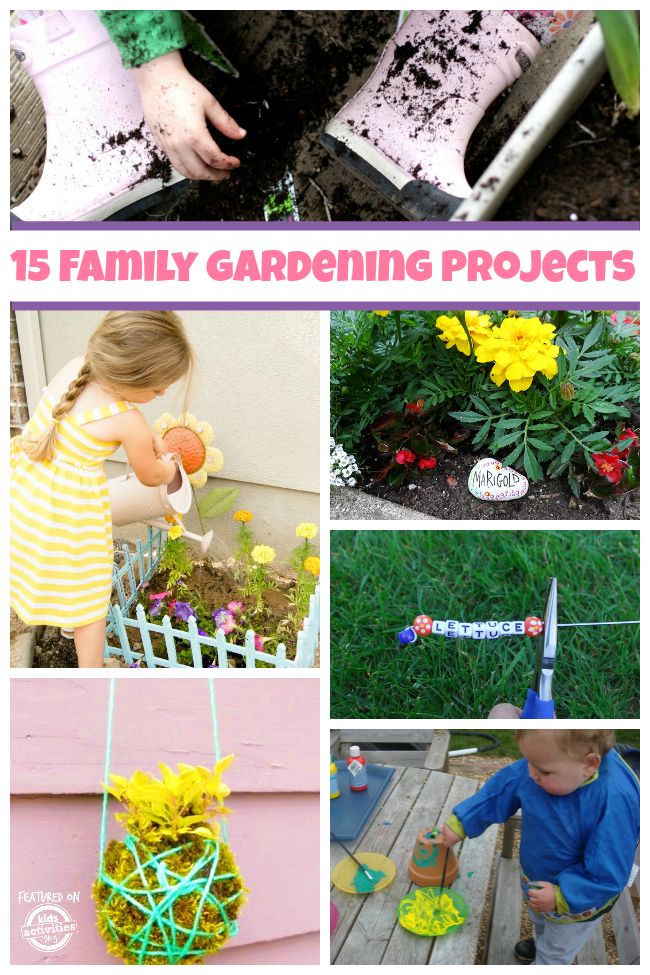 15 Fun Family Gardening Projects...