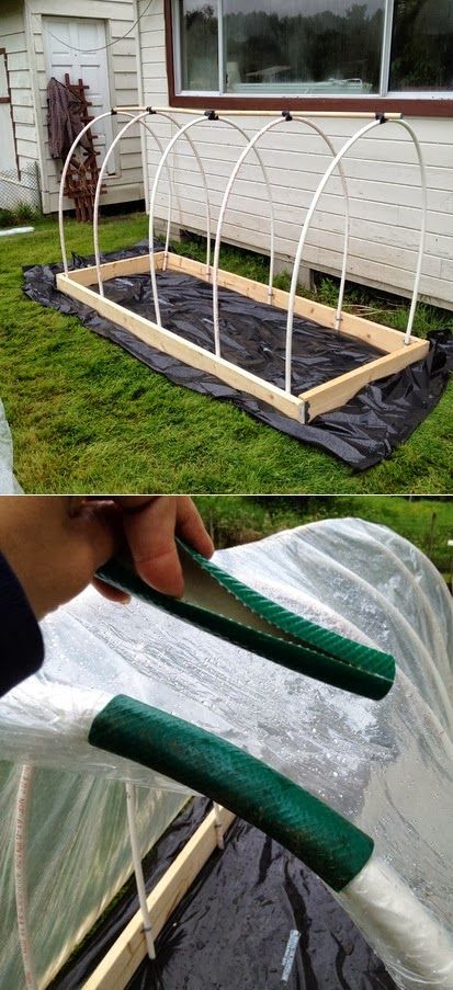 How to Make a Raised Garden Bed Cover Project – Hoop House - The Homestead…